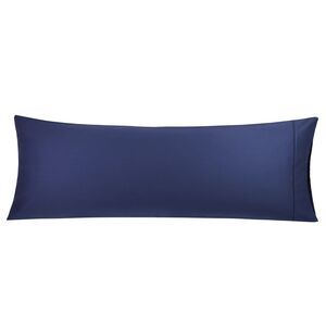 Body Pillowcase 20x 55 Cotton Navy Blue
